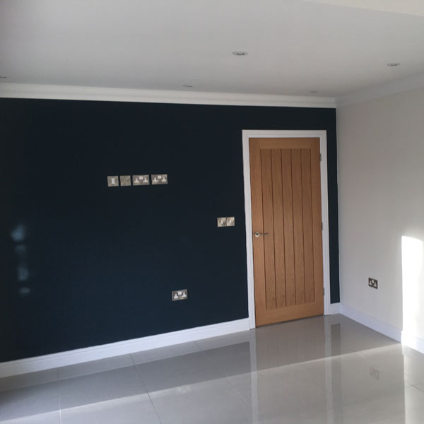 Modern bedroom painted in Chester